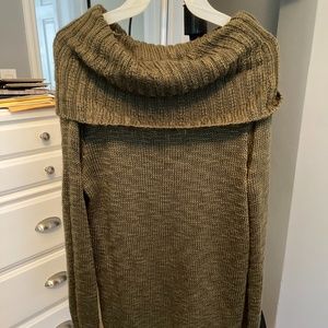 Oversized cowl neck sweater